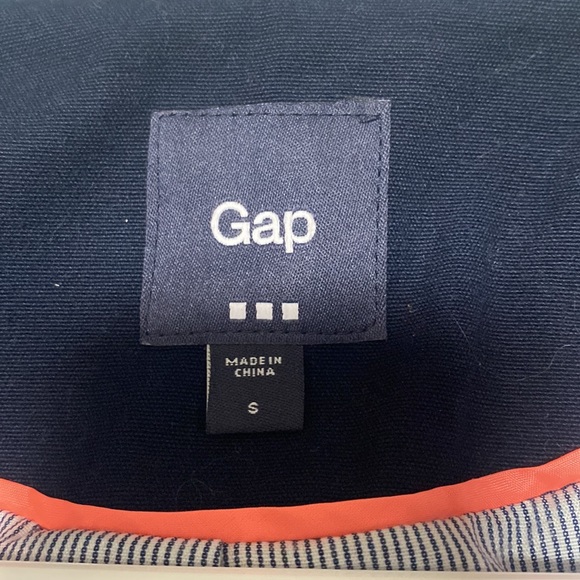 Gap- Navy Jacket with Hoodie 100% Cotton - Picture 5 of 5